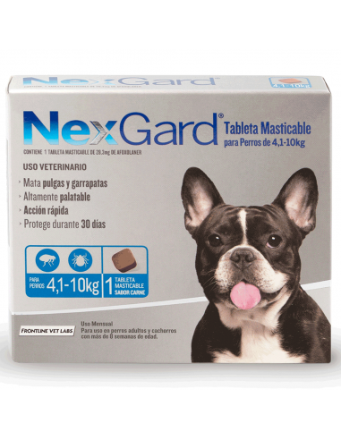 Comprimido contra Pulgas y Garrapatas para Perros Nexgard 4 - 10 Kg