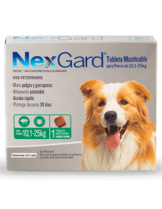 Comprimido contra Pulgas y Garrapatas para Perros Nexgard 10 - 25 Kg
