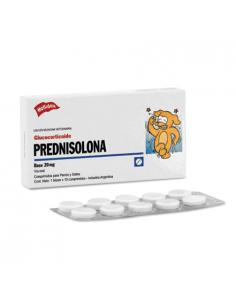 Prednisolona 20 mg. x 300...