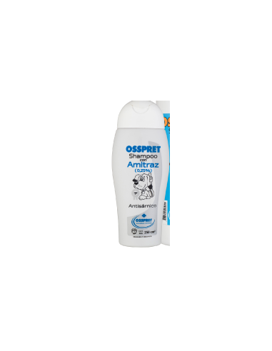 Shampoo Amitraz al 0,25% x 250 ml.