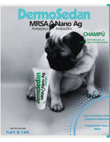 Dermosedan MRSA Nano AG Shampoo x 200ml.