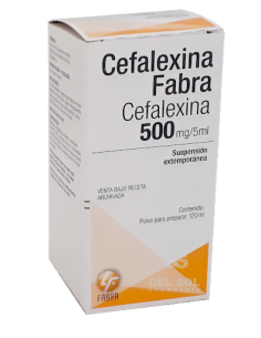 Cefalexina 500 mg - Suspensión