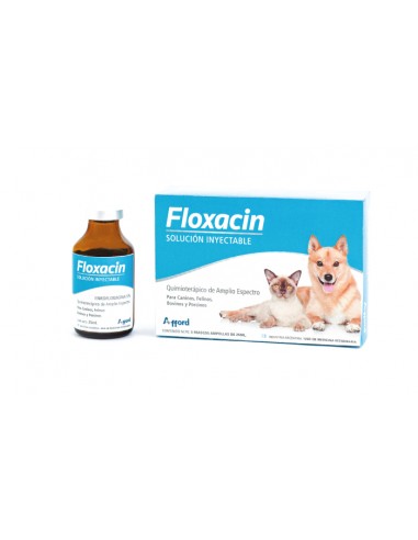 Floxacin Inyectable - 1 FA x 25 cc.