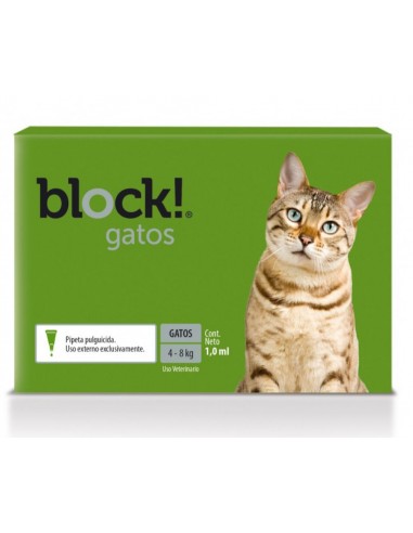 Block Eco Gatos 4 -8 kgs. 1 pipeta