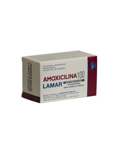 Amoxicilina 100 mg. x 100comp.