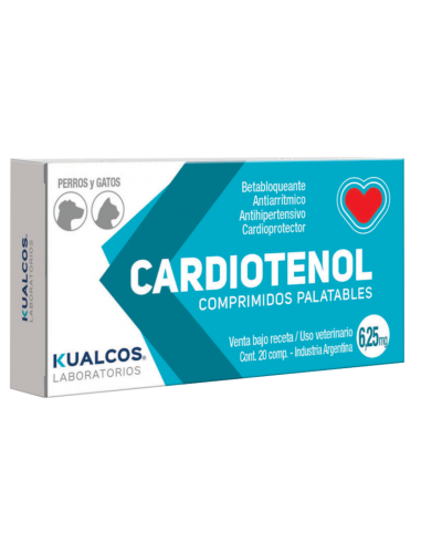 Cardiotenol 6,25 mg. x 20 comp.