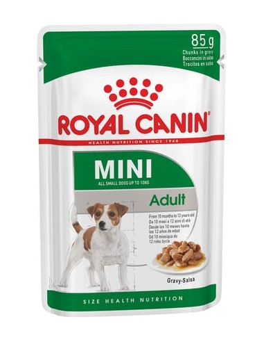 Royal Canin Dog Mini Adult x 12 pouchs.