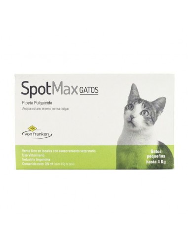 Spotmax Gato hasta 4 kgs. 1 pipeta.