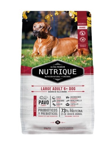 Nutrique Dog Large Adult + 6 Años x 3...