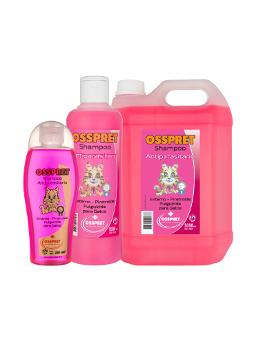 Shampoo Pulguicida para Gatos x 250 ml.