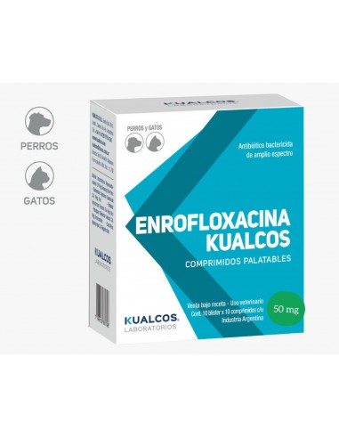 Enrofloxacina 50 mg x 100 Comprimidos