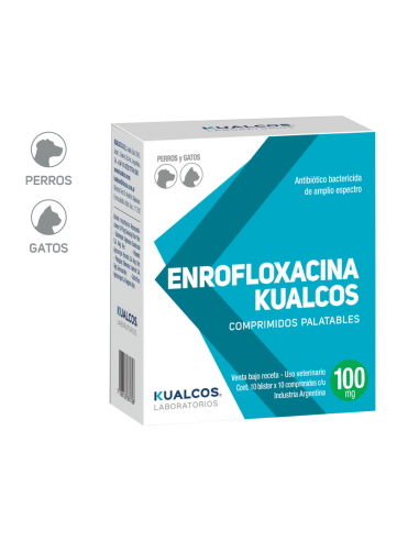 Enrofloxacina 100 mg x 100 Comprimidos