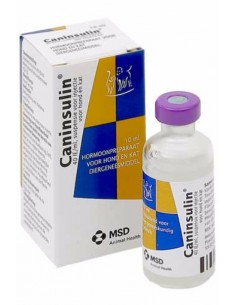 Insulina Porcina Caninsulin 40 UI / Ml x 10 Ml