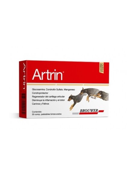 Antiatrósico para Perros y Gatos Artrin x 30 comprimidos
