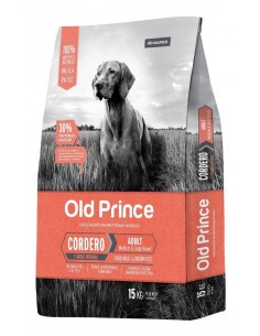 Alimento Balanceado para Perros Old Prince Cordero para Adultos de Razas Medianas y Grandes x 15 Kg